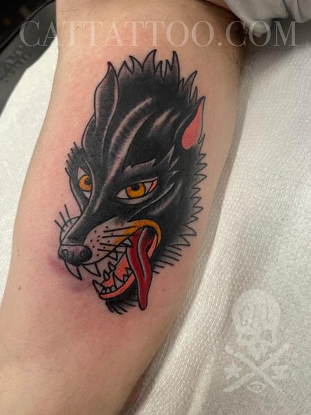 Wolf Tattoo Design Thumbnail