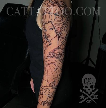 Tattoos - Geisha WIP - 144116