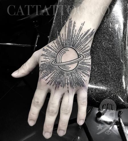 Saturn Tattoo Design