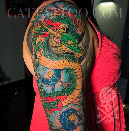 Dragon Sleeve Tattoo Design