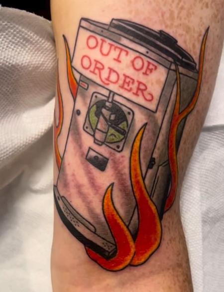 Justin Gorbey - Traditional Style Flaming Freezey Machine