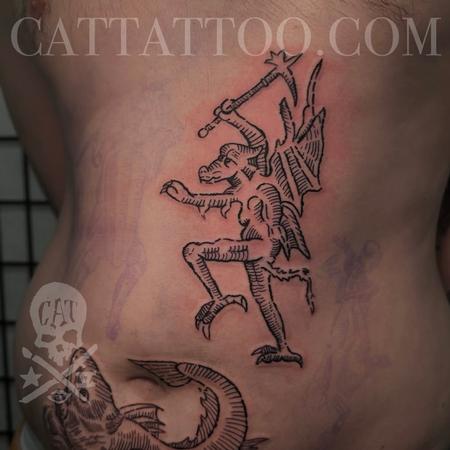 Jose Silva - Medieval Engraving Tattoo