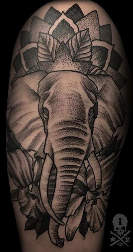 Tattoos - Elephant - 132289