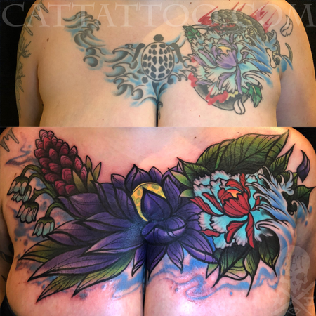 Kristel Oreto - New School Flowers Cover Up