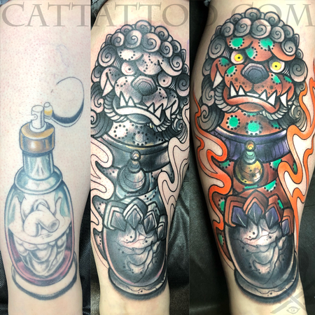 Kristel Oreto - New School Foo Dog Coverup