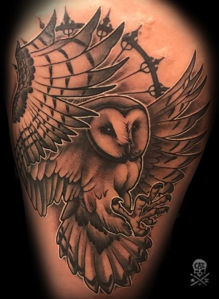 Tattoos - Owl - 129830