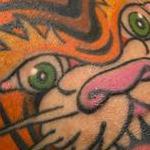 Tiger knee cap Tattoo Thumbnail