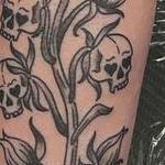 Skull Buds Tattoo Thumbnail