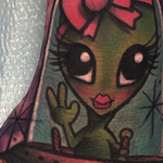 Alien Spaceship Coverup Tattoo Thumbnail