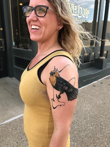 Tattoos - Yellow Headed Blackbird  - 139682