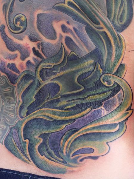 Tattoos - Bio Organic Filigree, back piece - 65935