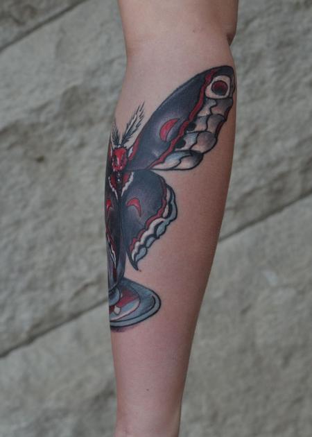 Tattoos - teacup and moth 2 - 91160
