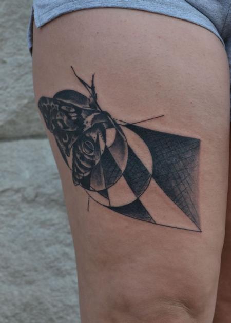 Tattoos - Geometric Moth - 93726