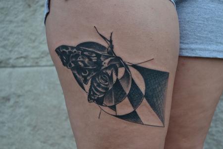 Tattoos - Geometric Moth - 93728