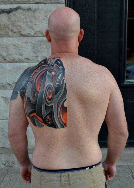 Tattoos - Biomechanical Back 1 - 93773