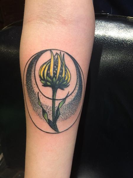 Tattoos - Daisy bud - 124953