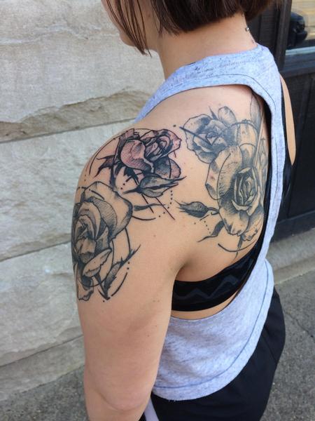 Tattoos - Maddie'sshoulder cap - 128274