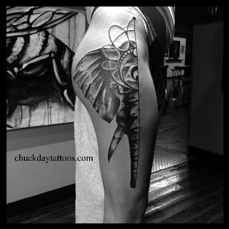 Tattoos - Elephant - 112468