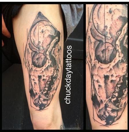Tattoos - Coyote skull - 117123