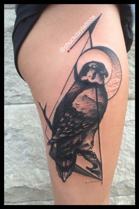 Tattoos - Zoey's Falcon - 120157