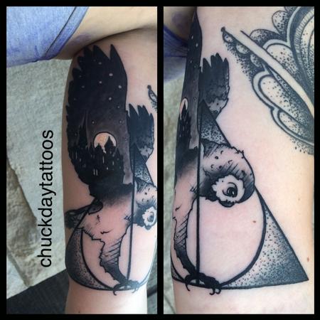 Tattoos - Hedwig Hallows - 120162
