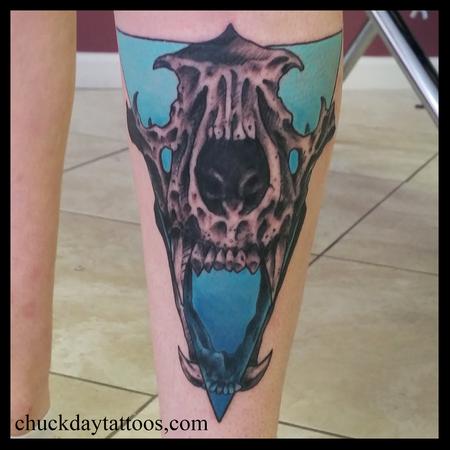Tattoos - lion skull - 99637