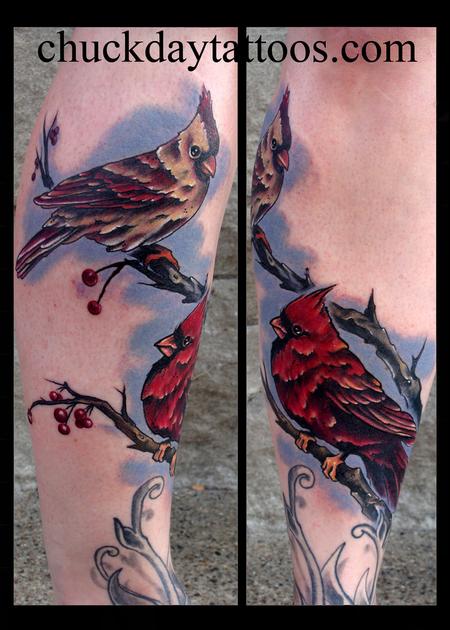 Tattoos - Love Birds split pic - 78294