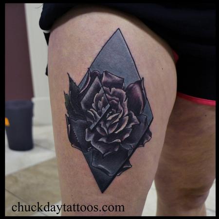 Tattoos - Diamond Rose - 99725