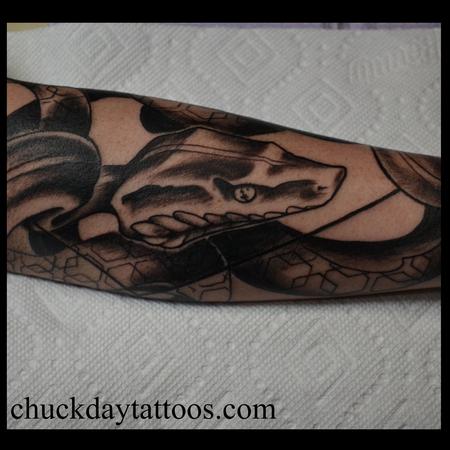 Tattoos - snake in progess - 99763
