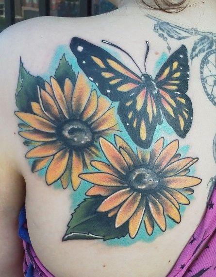Tattoos - Sunflowers - 93304