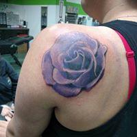 Tattoos - Purple Rose - 131316