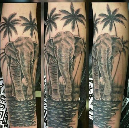 Tattoos - Elephant Tattoo - 133779