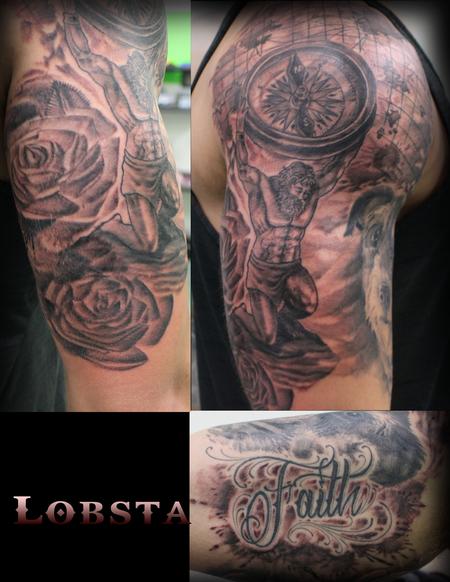 Tattoos - Atlas_Compass_Lobsta - 128472