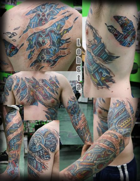 Tattoos - Bio-Mechanical_Body_Suit_Lobsta - 128710