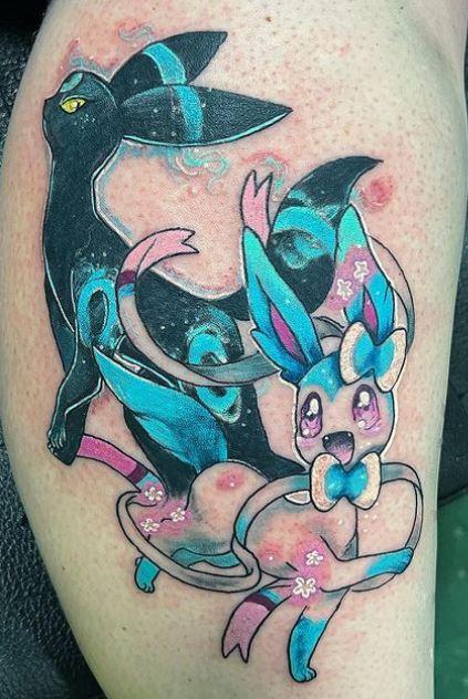 Brenda Kaye - sylveon and umbreon