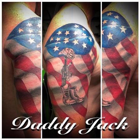 Tattoos - American Flag/Military - 138501