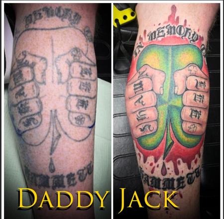 Daddy Jack - Clover Memorial Tattoo Touch Up