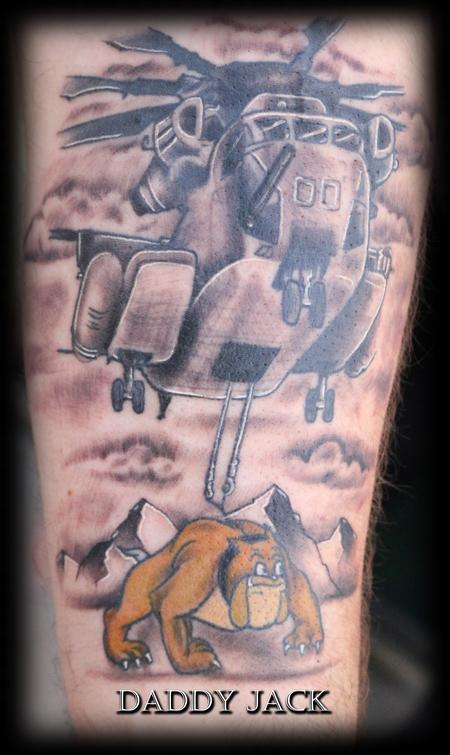 Tattoos - Devil_Dog_Helicopter_Daddy_Jack - 129137