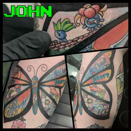 Tattoos - Story Butterfly with Pokemon by John - 132961