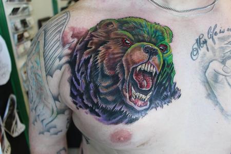 Tattoos - Bear Cover up - 128161
