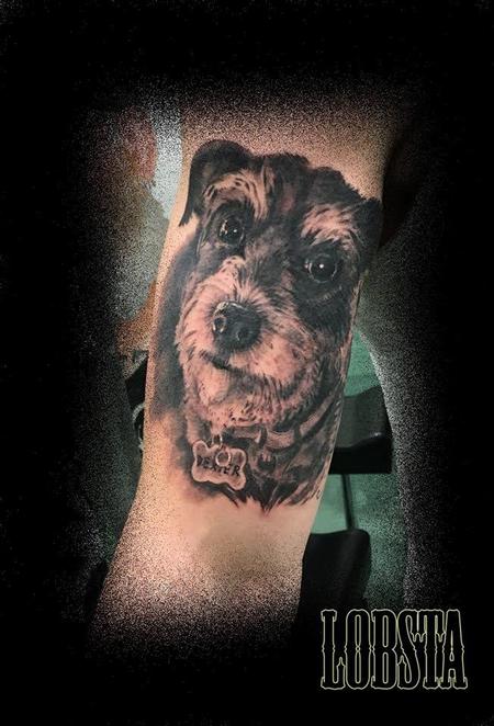 Tattoos - Dog Portrait - 128162