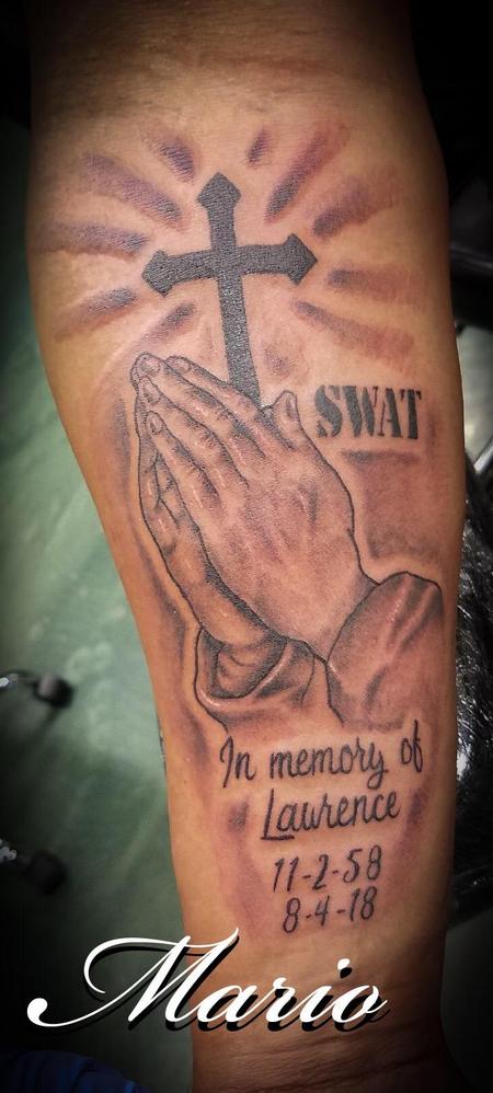 Mario Padilla - SWAT Memorial Tattoo
