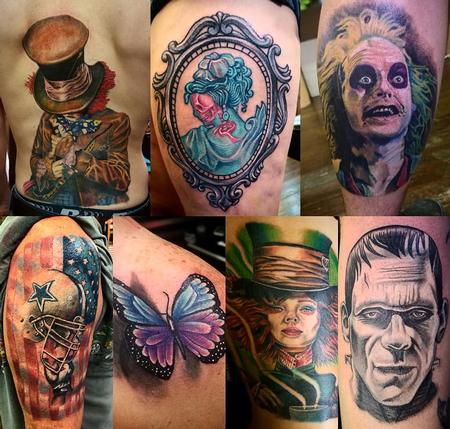 Mario Padilla - Tattoo collage 1