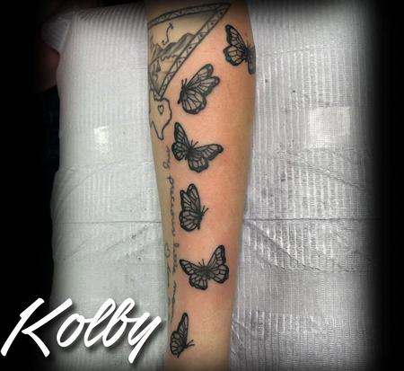 Tattoos - Butterfly Sleeve By Kolby  - 143846