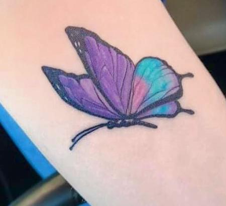 Tattoos - Blue butterfly  - 143878
