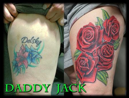 Tattoos - CoverUp_Roses_Jack - 133599