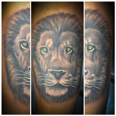 Tattoos - Lion Face - 139869