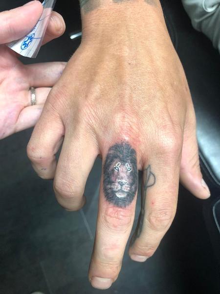 Tattoos - Lion Face - 139874