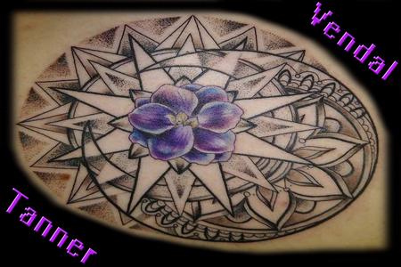 Tattoos - Delicate Flower Burst - 130912