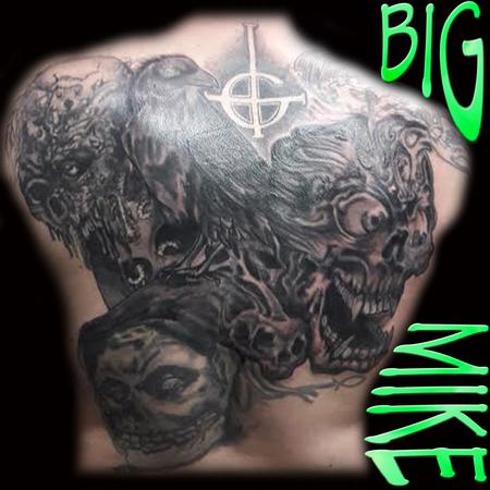 Tattoos - Custom Designed Back Piece - 130871